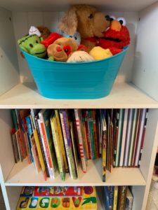 Reading book buddy basket